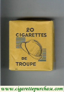 De Troupe with a hat cigarettes soft box